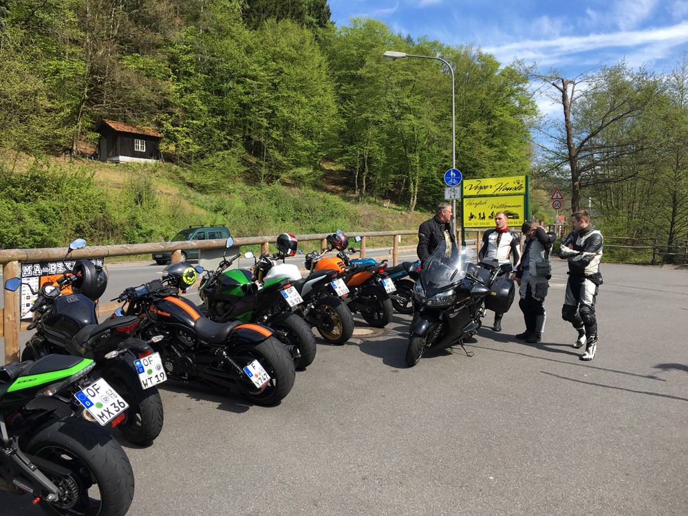 motorrad tour odenwald spessart